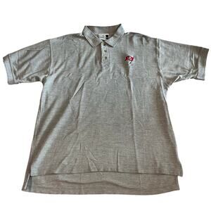 PUMA NFL Tampa Bay Buccaneers Gray Short Sleeve Polo- XL